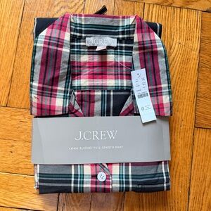 J.Crew pajamas — top and pants sz L